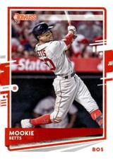 2020 Donruss Photo Variation #77 Mookie Betts Boston Red Sox