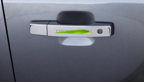 Chrome Steel Handle Cover 2020-23 Exterior Side Door For Land Rover Defender 90 — 第 2/4 张图片