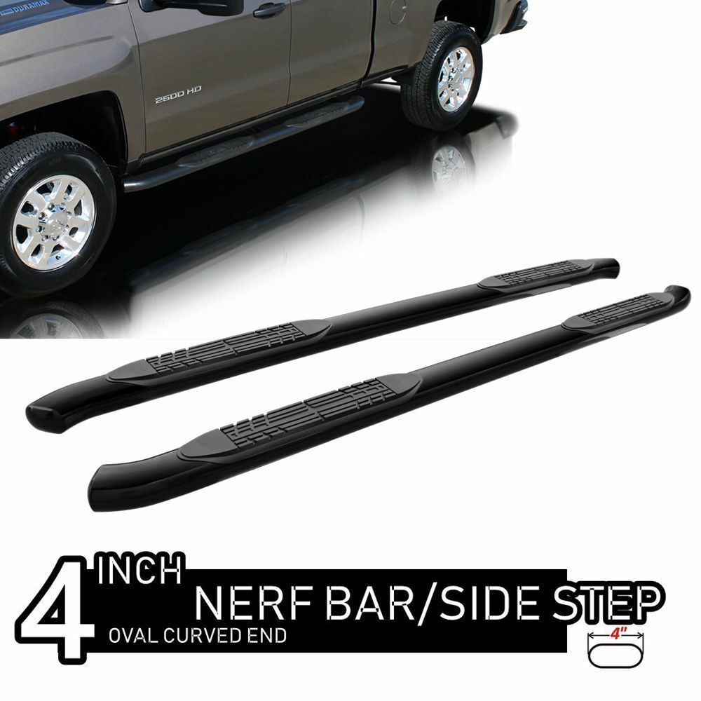 Westin Platinum 4 Oval Nerf Bars 15-19 GM 2500HD/3500HD (Black) Westin Platinum 4 Oval Nerf Bars 15-19 GM 2500HD/3500HD (Black)