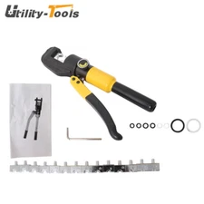 6 Mt Hydraulic Wire Battery Cable Lug Terminal Crimper Crimping Tool with/ Case