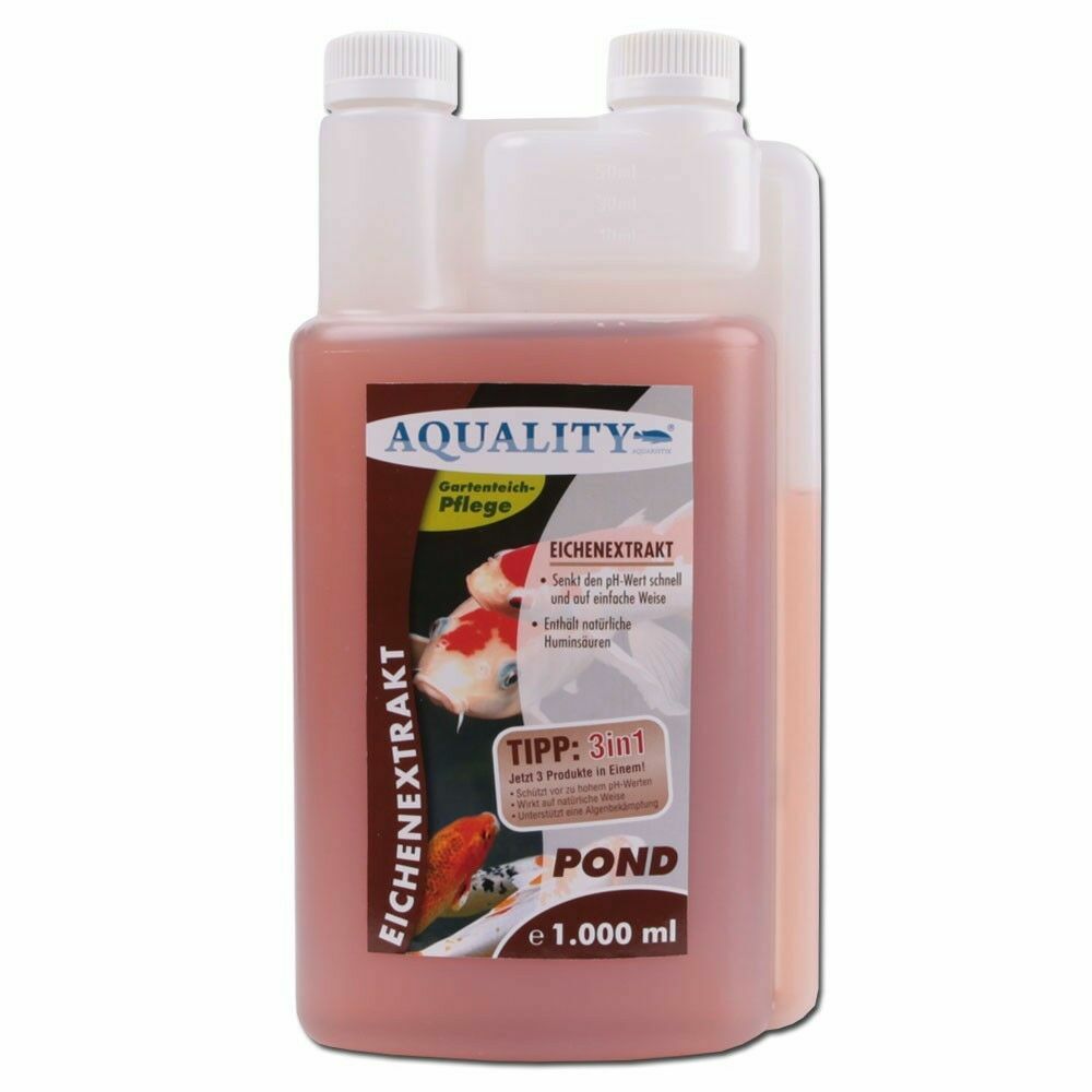 (12,00€/l) AQUALITY Eichenextrakt POND pH Minus senkt den pH Wert im