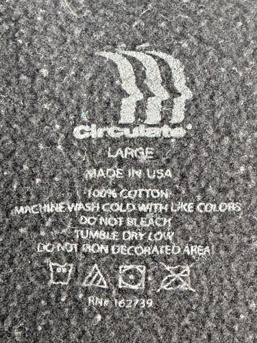 Size L - Circulate Coachella 2023 Audio Visual Pullover Hoodie Sweatshirt Black - Picture 7 of 7