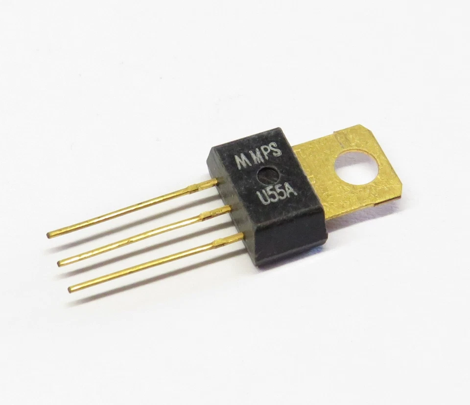 3 Stück MPSU55A PNP transistor 60V/60V 2A 10W, Motorola