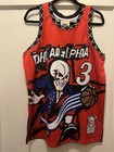 NWT Brand X Philadelphia The Answer #3 Skull Graphic Red Jersey Size Small $125 — photo 1