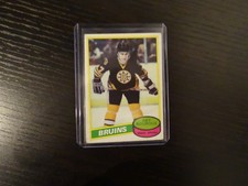 1980-81 OPC Hockey Card #140 Ray Bourque Rookie EX. rookie card picture
