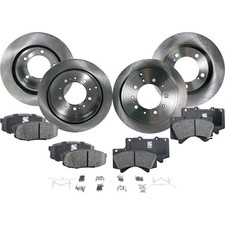 Front & Rear Brake Disc Rotors and Pads Kit for Toyota Land Cruiser Lexus LX570