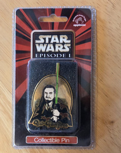 Vintage Phantom Menace Star Wars Episode 1 Collectible Pin QIU GON JINN