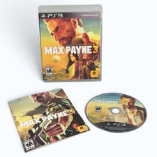 Max Payne 3 Sony PS3 2012 With Manual Rated M 17+