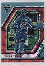 2022-23 Panini Flux Rookies Red Cracked Ice Prizm Dalen Terry #235 1jp9
