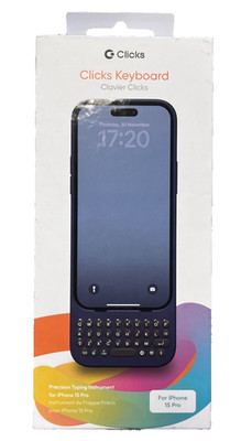 Keyboard Case for iPhone 15 Pro   for Premium Typing Experience   Royal Ink