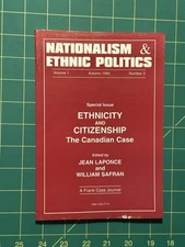 Nationalism & Ethnic Politics Volume 1 Number 3 Autumn 1995