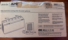 APC BE670M1 675VA 360W 7 Outlets BackUPS - Black