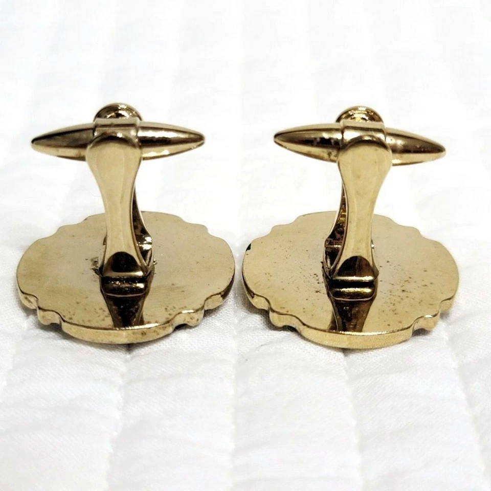 Gemelos Wedgwood Jasper Velero Azul/Blanco Metal Grande L Foto 4 de 4