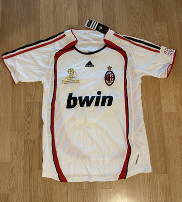 Adidas Retro AC Milan Auswärtstrikot Kurzarm weiß/rot/schwarz Kaká 22 bwin