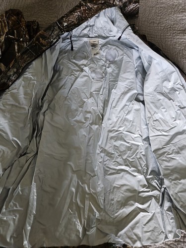 Real Tree Camo Rain Suit XL Jacket Pants Camouflage Waterproof Breathable Shell - Picture 4 of 8