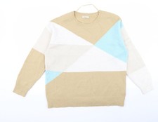 Mens UK Size M Damart Beige Pullover Jumper