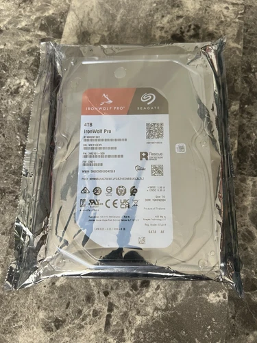 Seagate IronWolf Pro ST4000NT001 Hard Drive 4TB 7200 RPM 256MB SATA 6Gb/s HDD