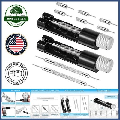 Efficient Watch Link Removal Kit with Durable Tools and Replacement Components