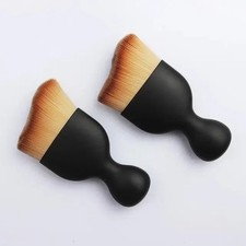 2pcs-autocar Interior Detail Dust Brush Soft Bristles Dash Screenvent Clean