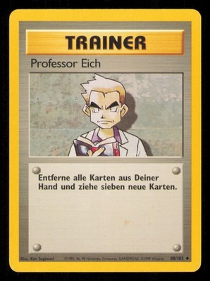 Pokemon Professor Eich 88/102 Basis Set Deutsch
