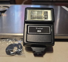 Vintage Vivitar 125 Camera Flash For 35mm Camera With Shutter Cord