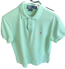 Polo Ralph Lauren Men's Custom Fit Polo Shirt Medium Green - 64 OBO