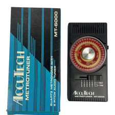 Accutech Model MT-6000 Metrotuner Tuner  Quartz Metronome 6 Pitch Audio Tuner