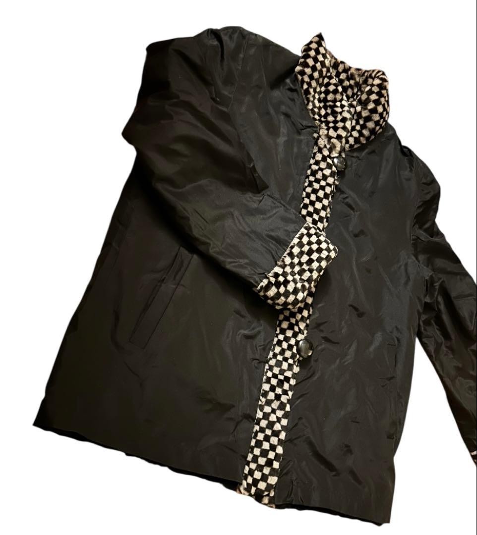 White Bear Shared Mink Checkerboard Pattern Black… - image 8