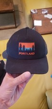 Portland Patch Black Baseball Trucker Hat Cap Adjustable OSFA