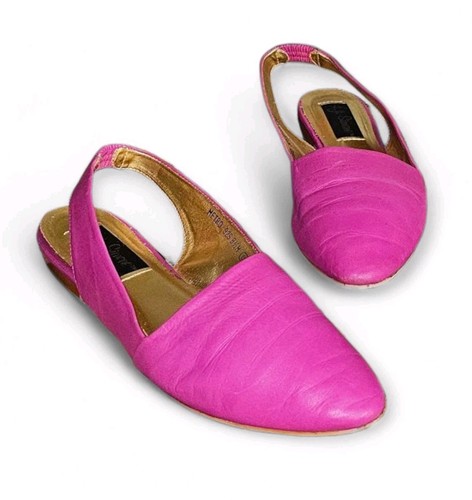Vintage L.J. Simone Slingback Mules - Sz 8