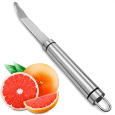 Grapefruit Knife Curved Serrated Blade – Stainless Steel Citrus Peeling Tool ...