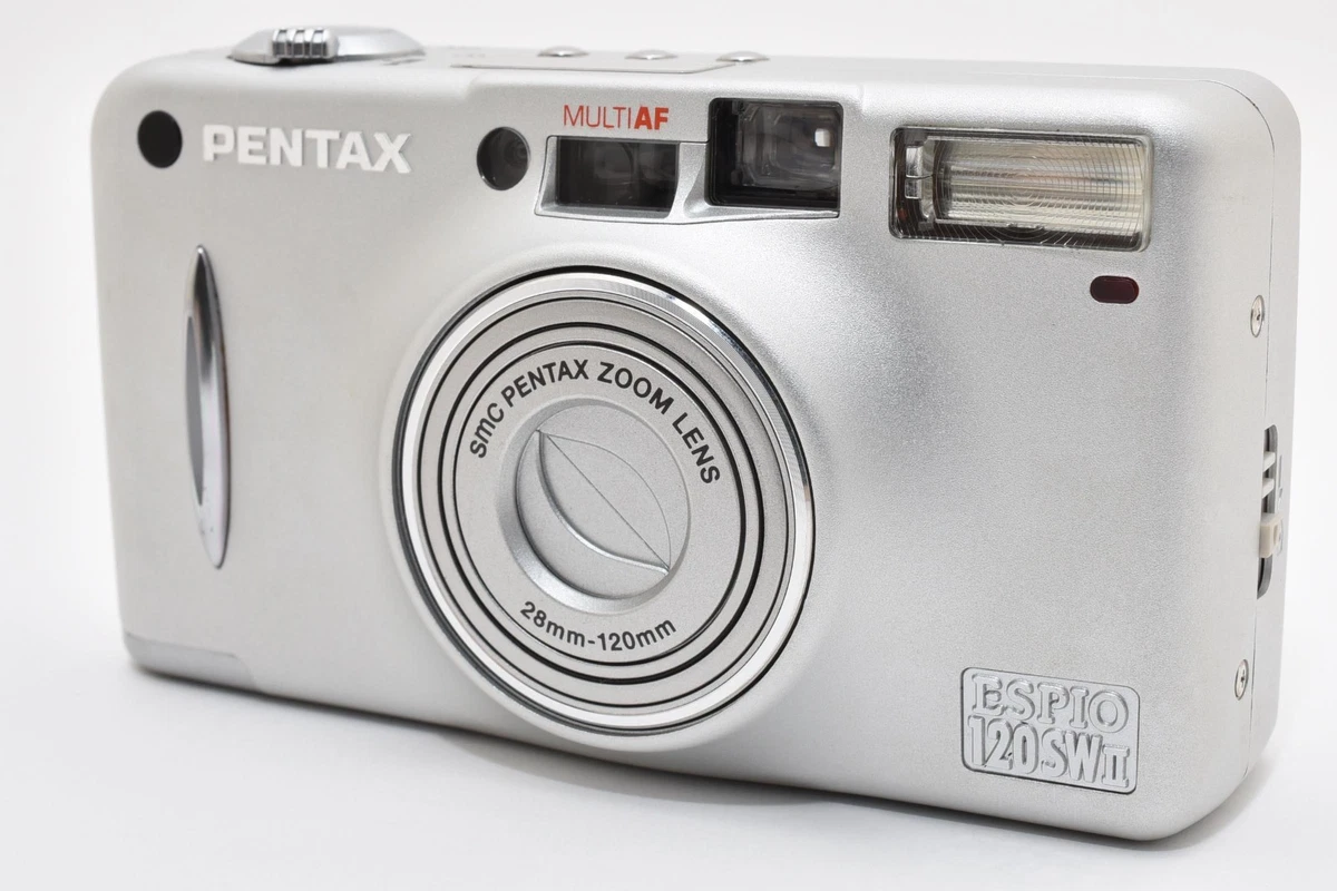 PENTAX ESPIO ZOOM 120 SWII シルバー コンパクトカメラ Preços baixos em Câmeras de filme Pentax Espio 120 | eBay