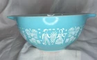 Vintage Pyrex Amish Butterprint 442 Cinderella 1-1/2 Qt.  Nesting Bowl Turquoise