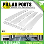 Set 6x Cadillac Deville / DTS 00-11 Door Pillar Post Trim Chrome Car Accessories