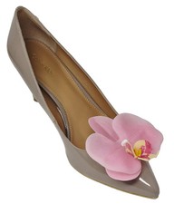 Orchid Flower Shoe Clips 2pcs, Spring and Summer Shoe Accessory - Choose Color