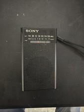 Sony ICF-P26 Portable Analog AM/FM Radio Speaker Tested Works Vintage Rare Tech