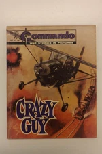 COMMANDO COMIC WAR STORIES IN PICTURES No.976 CRAZY GUY 1975 GN5058