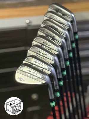 Callaway Apex Pro Forged Iron Set 4-PW & AW Upgraded Accra X Stiff