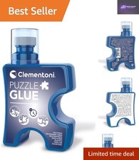 Versatile 200 ML Liquid Glue for Jigsaw Puzzles - Sponge Head for Mess-Free Use