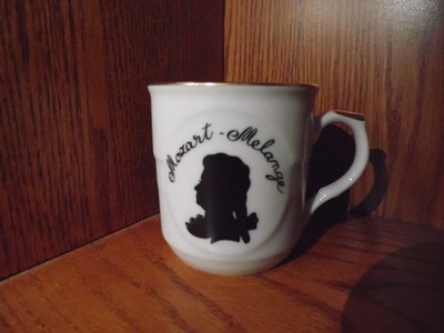 Epiag Mozart-Melange Meinl-Kaffee Coffee Mug Czechoslovakia Silhouette Mug