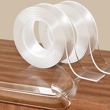2 Rolls Clear Corner Protectors Strip for Table Edge Wall Safety 1.18"x13.12FT