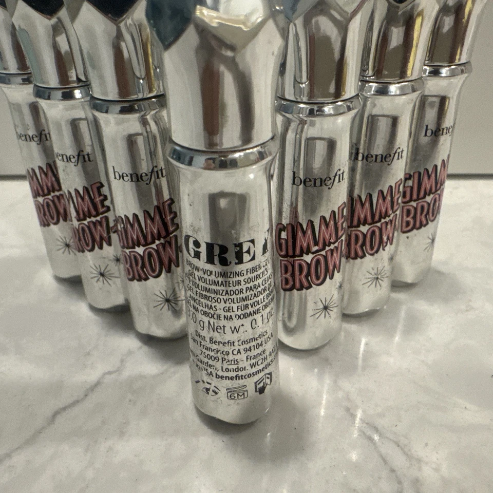 7 BENEFIT GIMME BROW + Volumizing Fiber Gel - Shade Grey 0.1oz /3g each UNBOX - Image 2 of 3