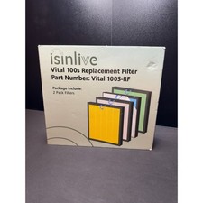 Vital 100S Series 3-Stage Filter Set Vital 100S-RF: iSinlive Vital 100S-RF Replacement Filter 2 Pack for Levoit Vital 100S Open Box