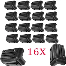 16Pcs Plastic Guitar Amplifier Protector Corner Speaker Cabinet Corners Black US