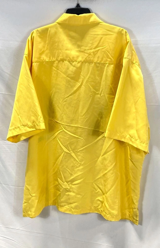 Camisa gráfica amarilla azul crudo ABR para hombre talla 3XL Foto 2 de 4