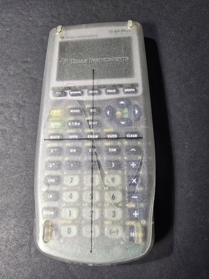 Texas Instruments TI-83 Plus Silver Edition Clear Graphing Calculator Cover E01