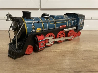 Locomotive Jouet En Tôle Ancien Modern Toys - Photo 1/4