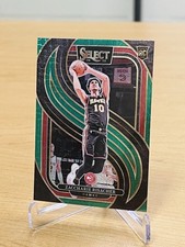 Zaccharie Risacher Rookie Green Mojo - 2024-25 Panini Select Basketball