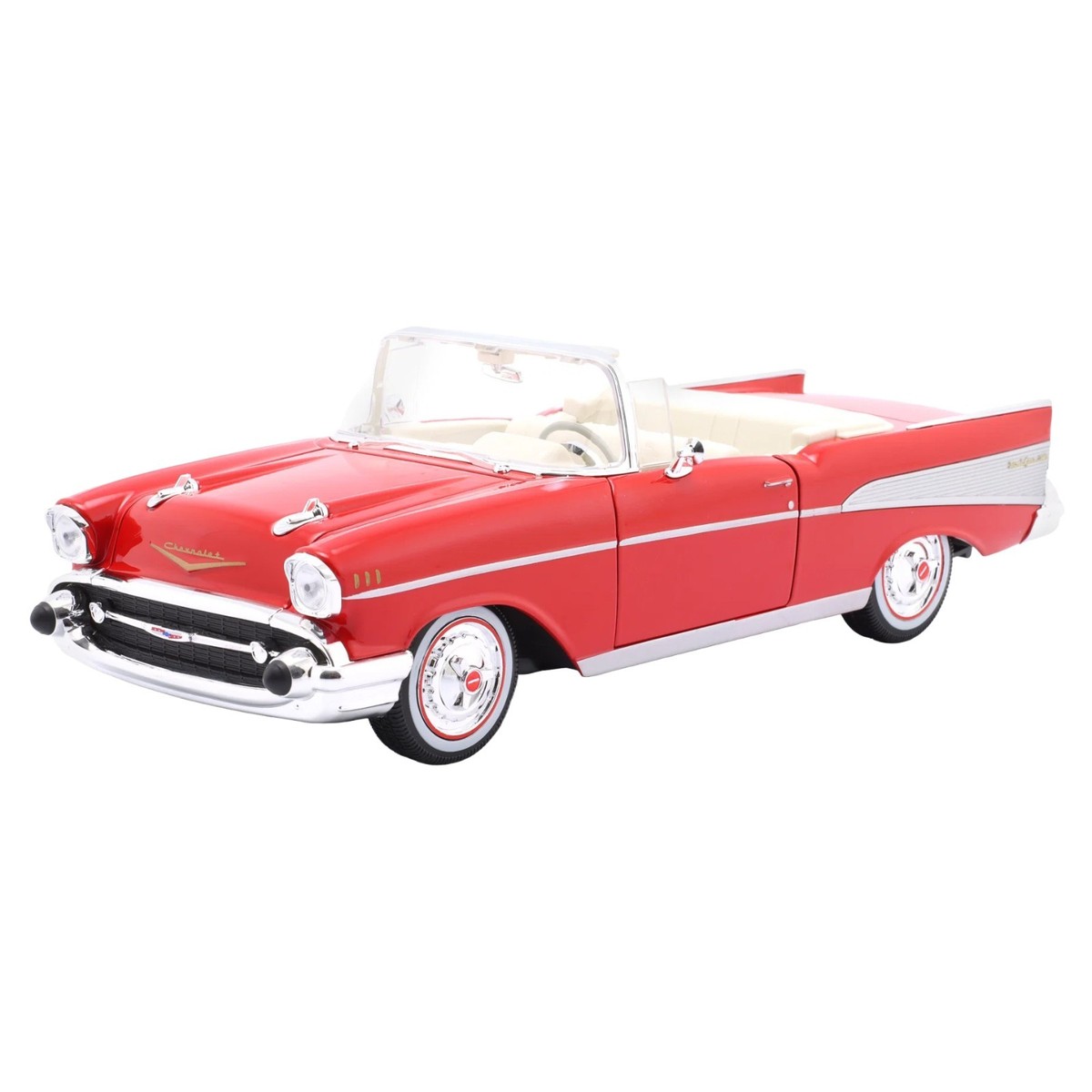 Maisto 1957 Chevrolet Bel Air Convertible Kid Model Diecast Toy