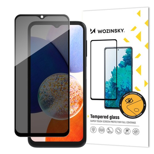 Wozinsky Privacy Glass szkło hartowane Samsung Galaxy A23 z filtrem Anti Spy pry - Zdjęcie 2 z 9